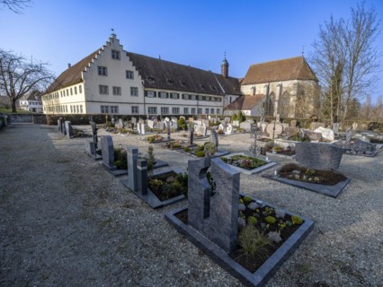 Cemetery behind the Minster of St. Mary and St. Mark