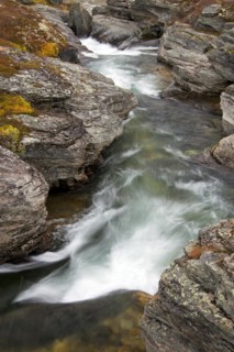 Waterfall in the Store Ula River