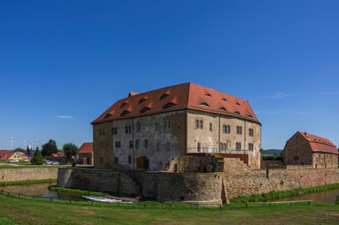 Parts of the building complex of Heldrungen Castle and Fortress