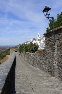 View over the city ramparts