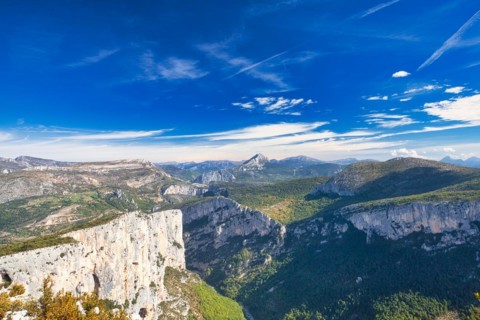 View of the Verdon Gorge