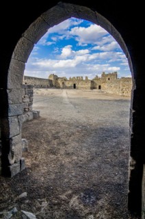 Imposing fortress in Qasr Al-Azraq