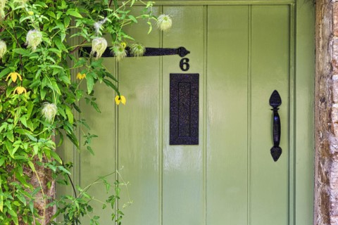 Typical house entrance