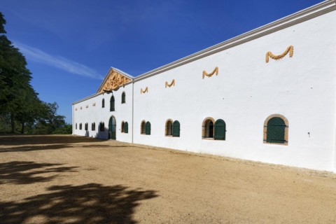 Groot Constantia Wine Estate historic building in Dutch architectural style