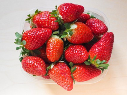 Strawberry fruit food