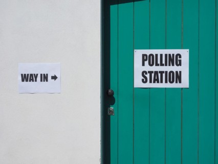 General elections polling station