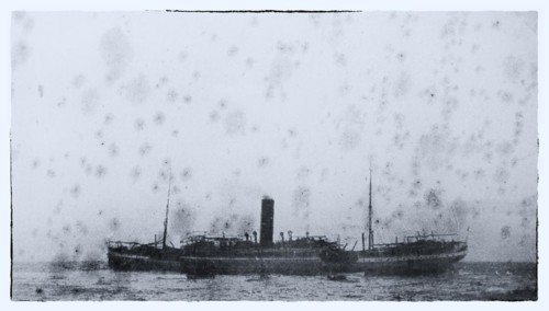 Old pictures of the Lusitania sinking at Bellows Rock in 1911