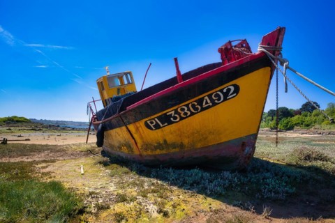 Old fishing boat