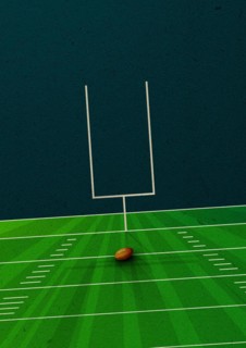 American football flyer