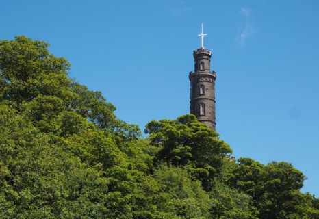 Nelson monument on Calton Hill in Edinburgh