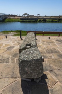 Antique stone anchors