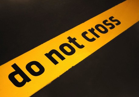 Do not cross sign