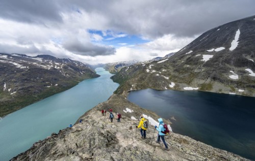 View of lake Gjende