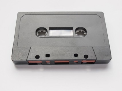Black tape cassette