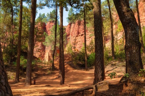 Roussillon ochre quarry