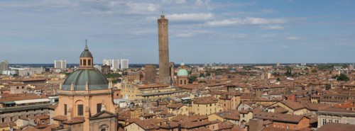 Aerial view of Bologna