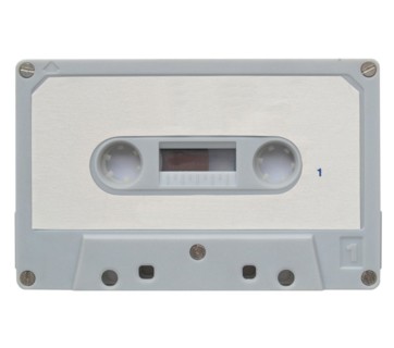 Audio Cassette isolated