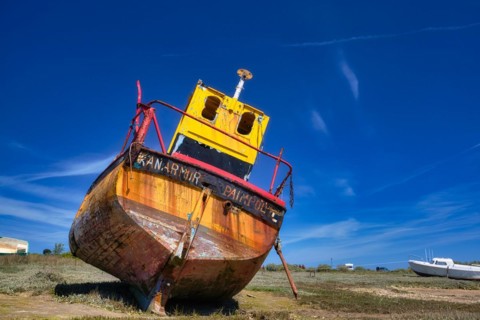 Old fishing boat