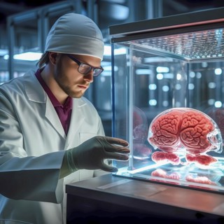 Scientists are working with artificial intelligence to research the human brain