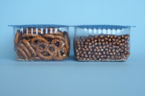 Pretzel bread and salted stick baked food