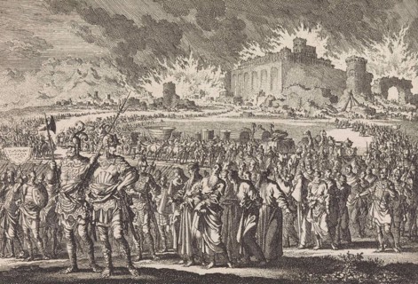 Destruction of Jerusalem by the Babylonian army