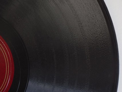 Vinyl record detail