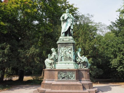 Peter von Cornelius monument in Duesseldorf