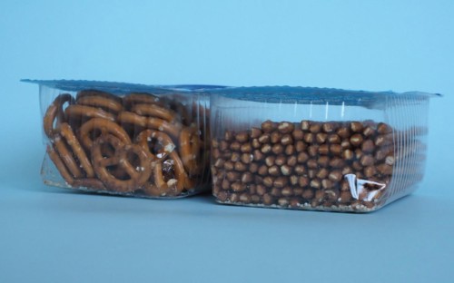 Pretzel bread and salted stick baked food