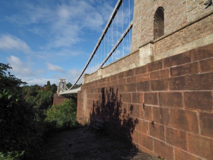 Clifton Suspension Bridge spanning the Avon Gorge and River Avon designed by Brunel and completed in 1864 in Bristol