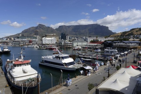 Victoria and Albert waterfront and the Table Mountain
