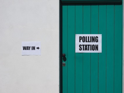 General elections polling station