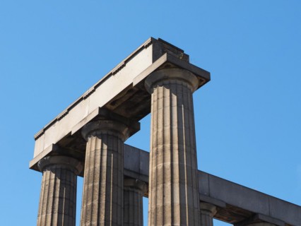 National Monument on Calton Hill in Edinburgh