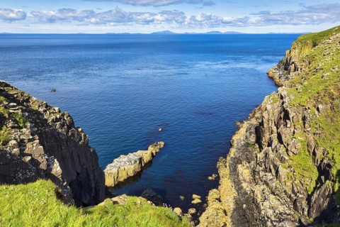 Steep cliffs by the sea