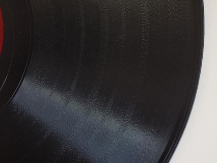 Vinyl record detail