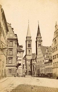 The Sebaldus Church in Nuremberg in 1870