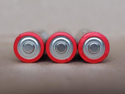 Three AA batteries