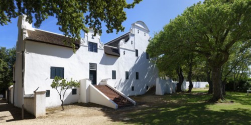 Groot Constantia Wine Estate historic building in Dutch architectural style