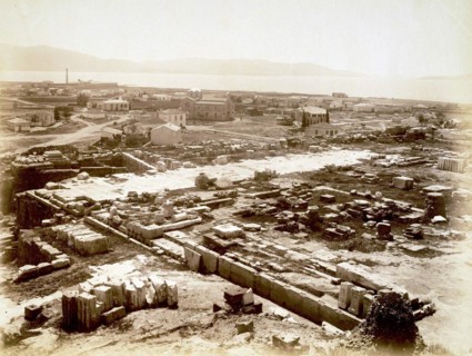 Bay of Eleusis in Attica