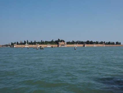 San Michele cemetery island in Venice