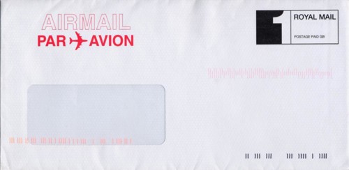 A picture of Letter or small packet envelope