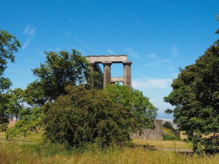 National Monument on Carlton Hill in Edinburgh