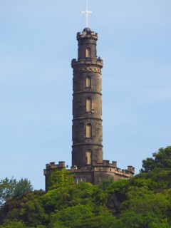 Nelson monument on Calton Hill in Edinburgh