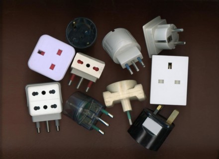 European and British adaptor plugs and sockets