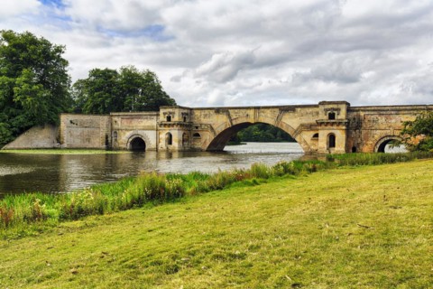 Grand Bridge in parkland