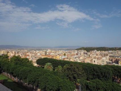 Aerial view of Cagliari