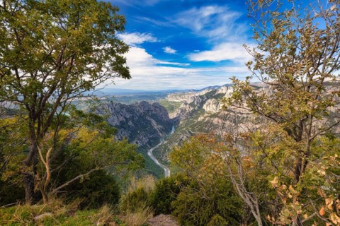 View of the Verdon Gorge