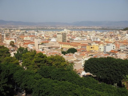 Aerial view of Cagliari