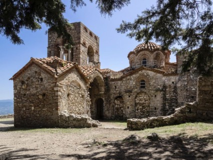 Byzantine Church of Agia Sofia or St Sophia in Mystras