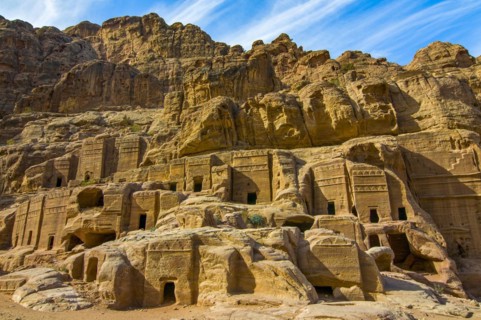 The old tombs of the Nabatean city