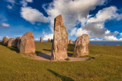 Megalithic stone setting Ales Stenar
